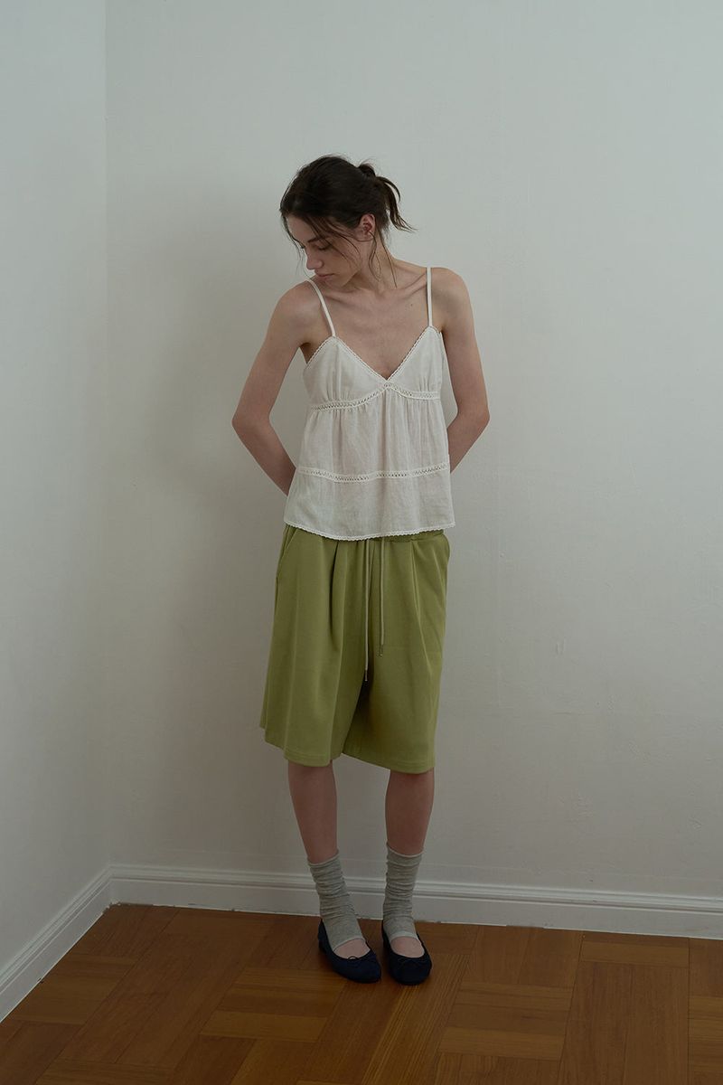 Marine lace sleeveless