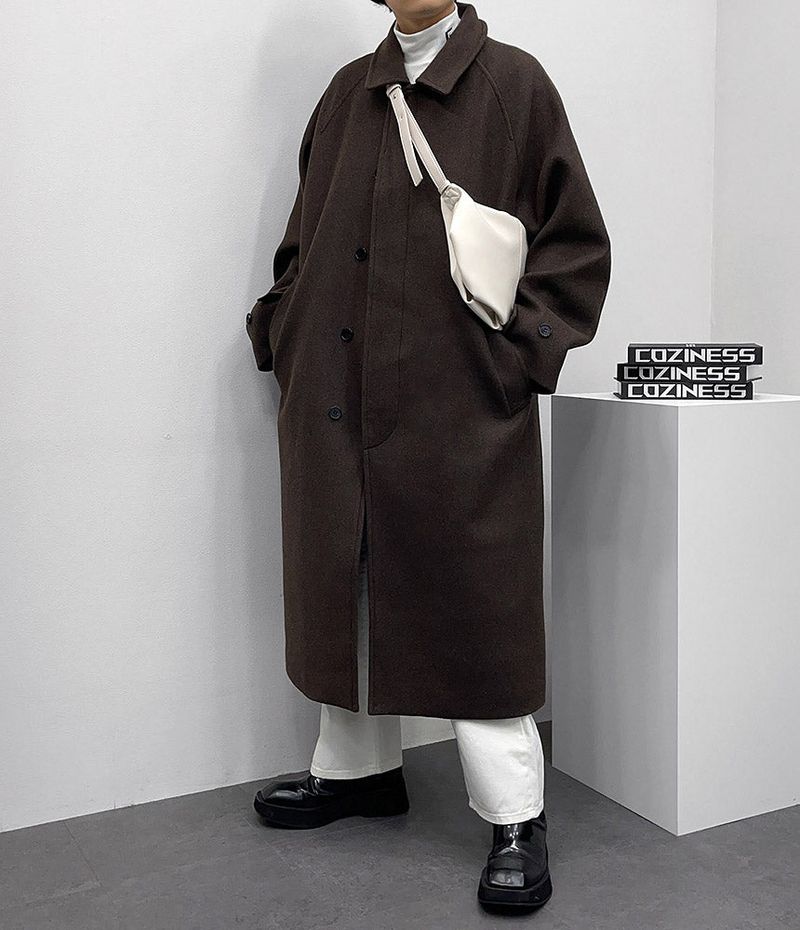 TW Regular Balmacan Wool Coat (3colors)