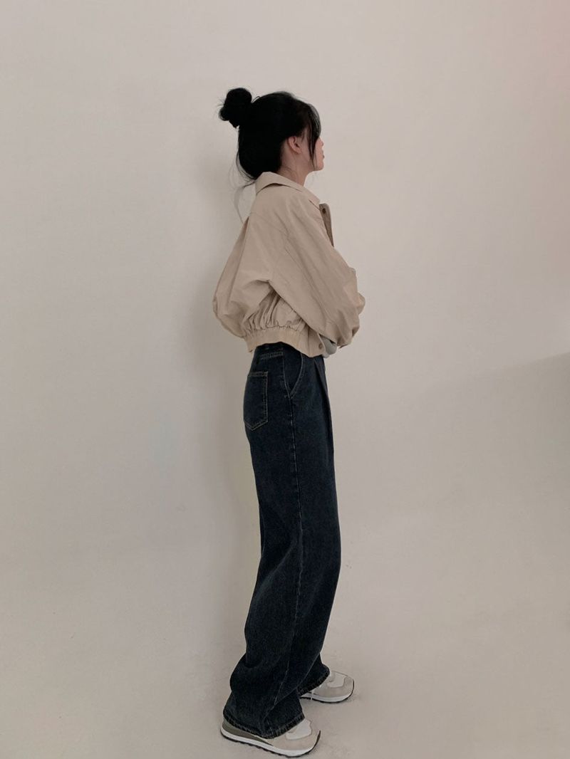 [Bellide made] Bubble Hidden Cropped Field Jacket