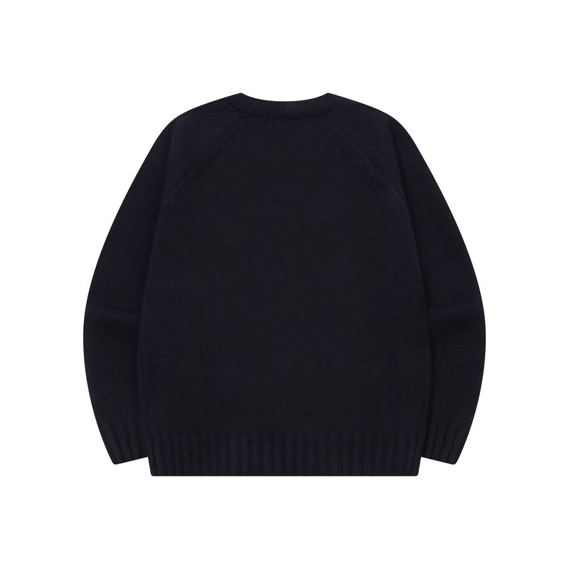 MONE RAGLAN R-NECK KNIT (4Color)