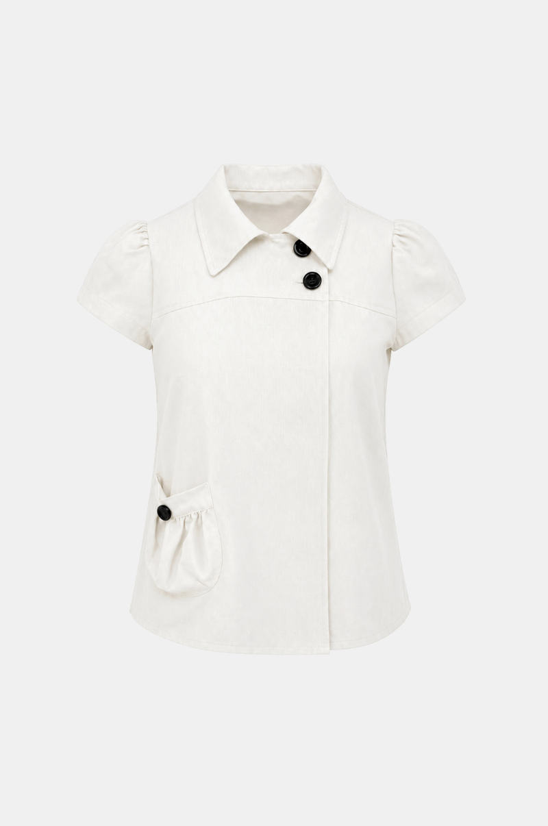 Faye Woodland Pocket Blouse