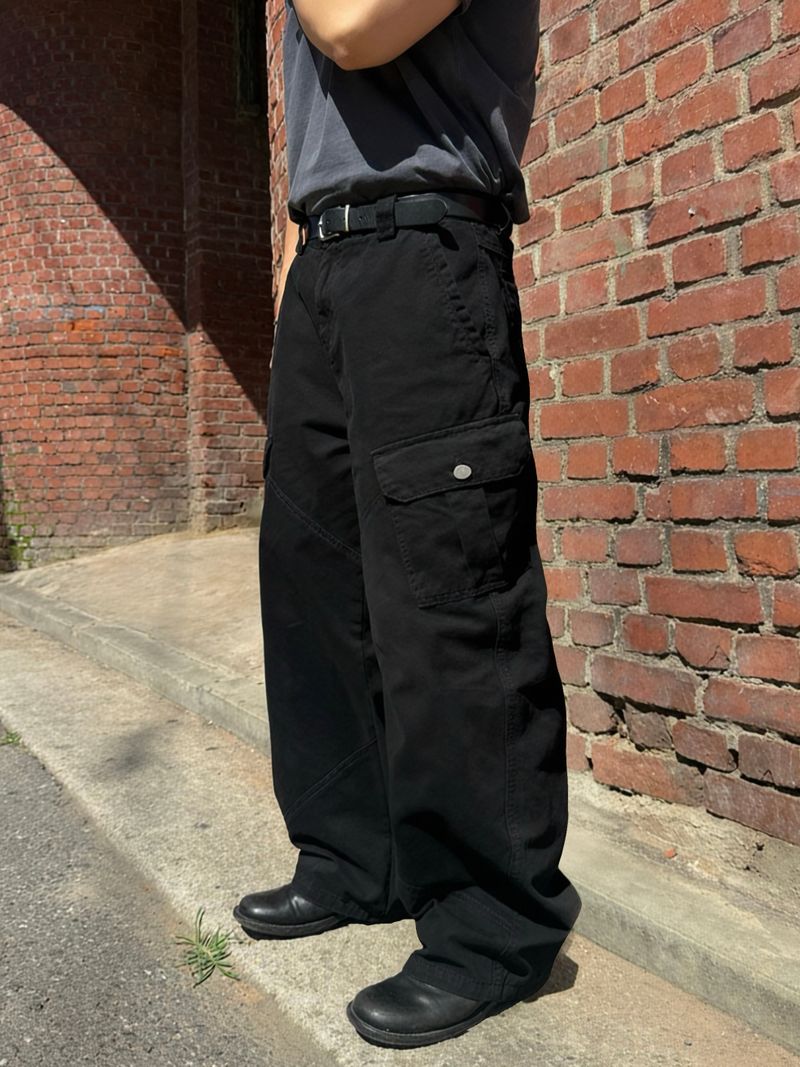 Down pigment dining cargo pants