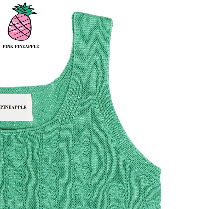 SQUARE NECK SLEEVELESS