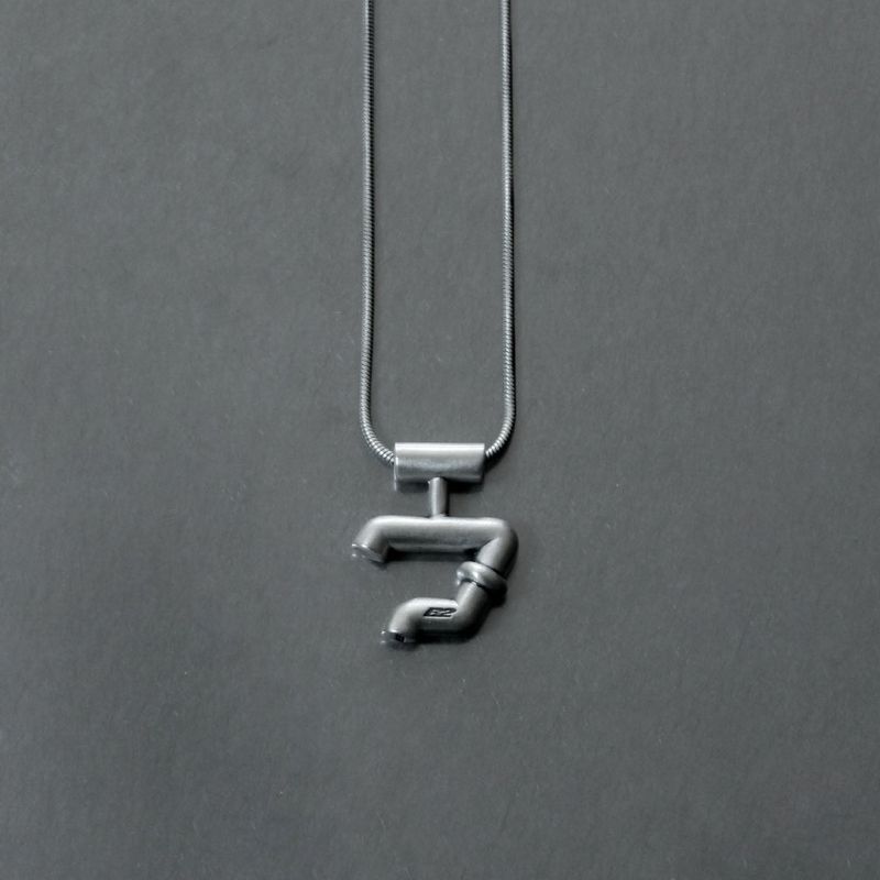 [ORDER MADE] CUTTING PIPE A-TYPE NECKLACE