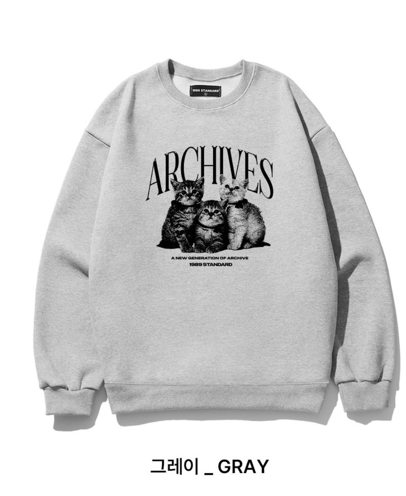 ARCHIVES CAT Sweatshirt (STMSTD-0001)