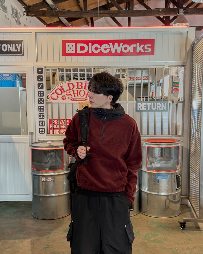 SERNIC Hooded Fleece Warmer Anorak