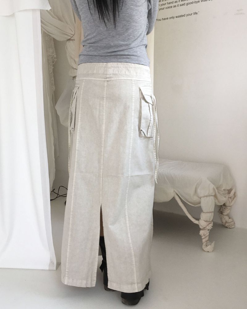 Pigment long skirt