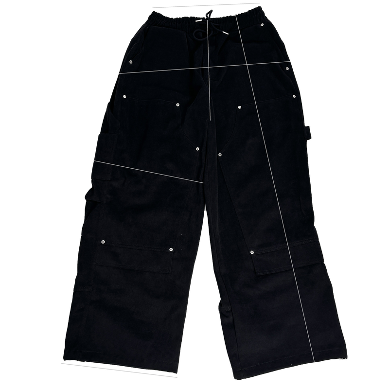 peach double-knee big work pants