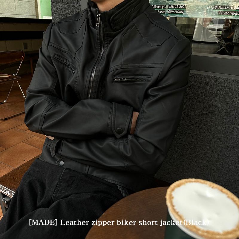 LAURANT（ロラン）の「[PROMOTION] レザージッパーバイカーショートジャケット (2SIZE)（ジャケット/アウター）」