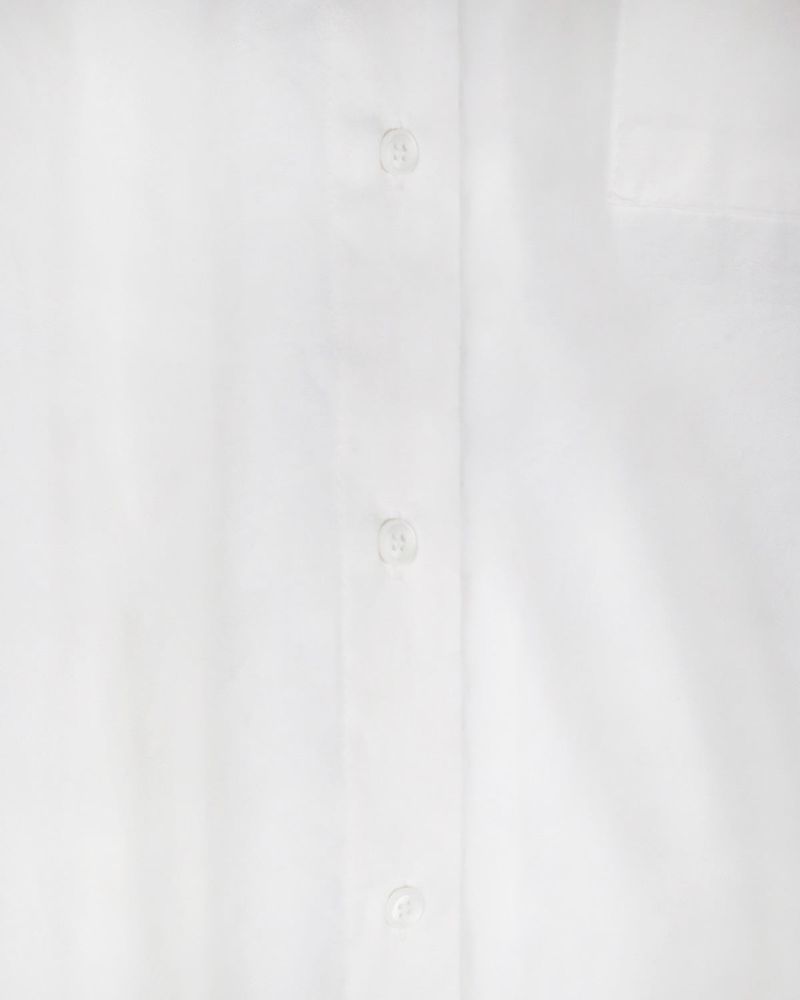 Oxford logo shirt_ivory