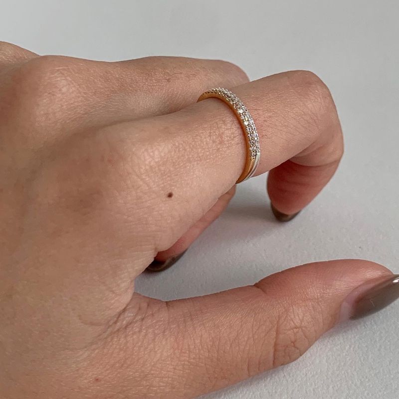 (silver925) Clin cubic ring *gold