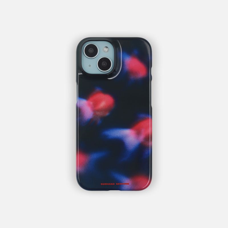 sunvase service(サンベースサービス)の「GOLDFISH BLUR CASE_NAVY (glossy hard)(Smartphone Accessories)」