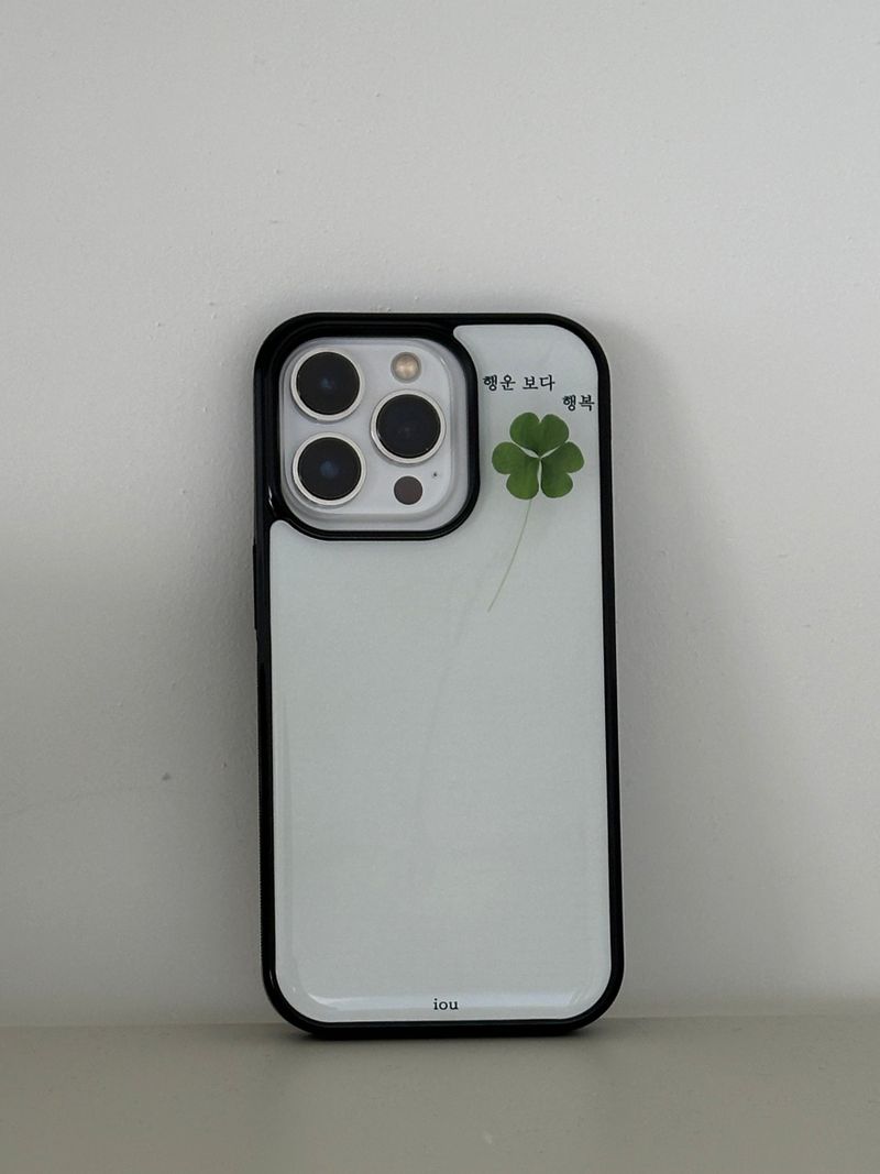 happiness than luck white case (epoxy)