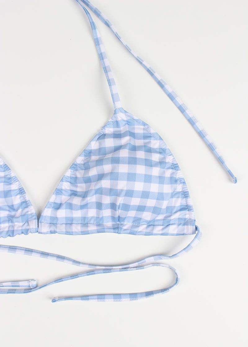 CHECK LOW SHORTS BIKINI