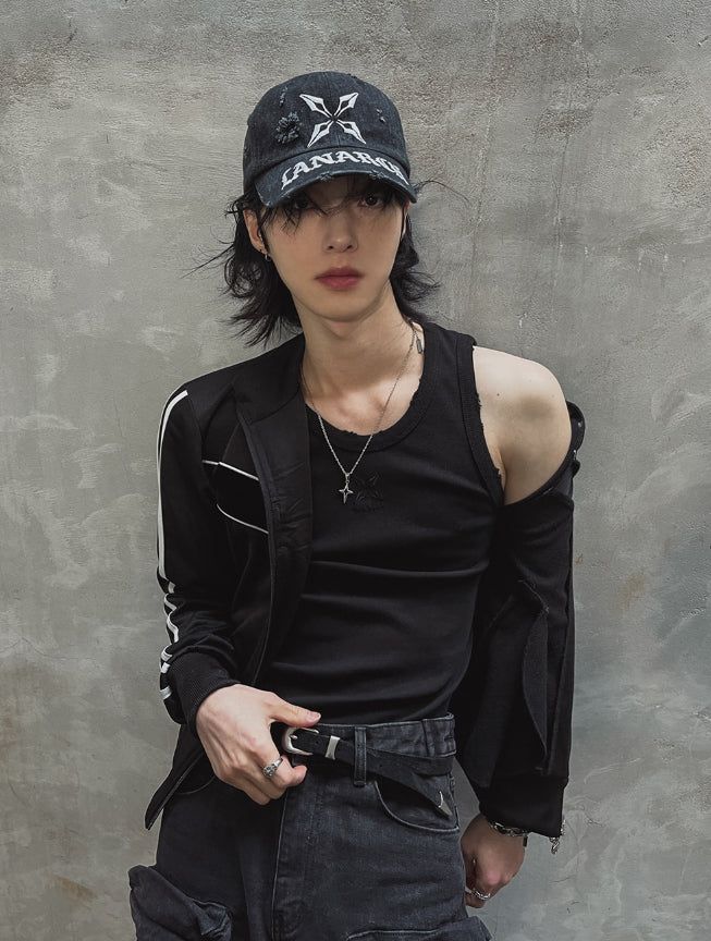 [LANARCH] Destroyed Logo Sleeveless