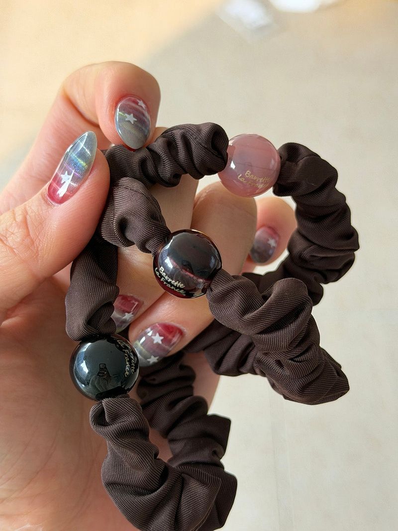MOSXE（モスクス）の「Stone point scrunchie (7color)（Hair Accessories）」