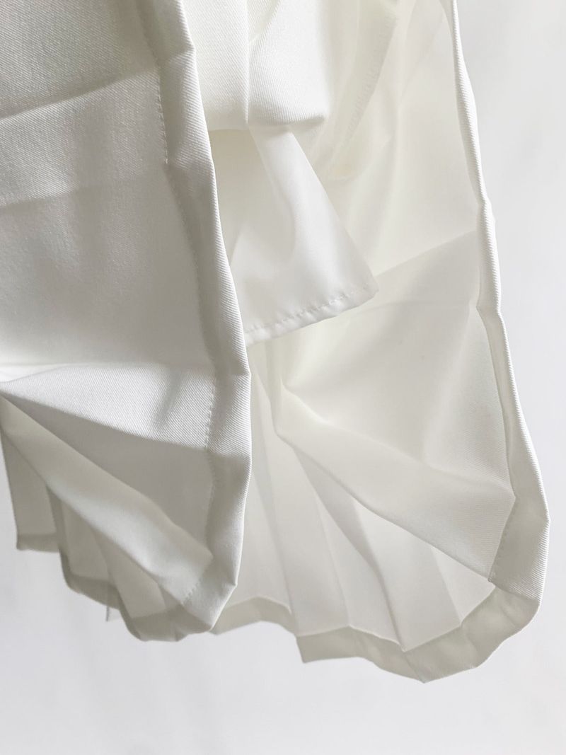 Academy Midi Pleats Banded Waist Skirt