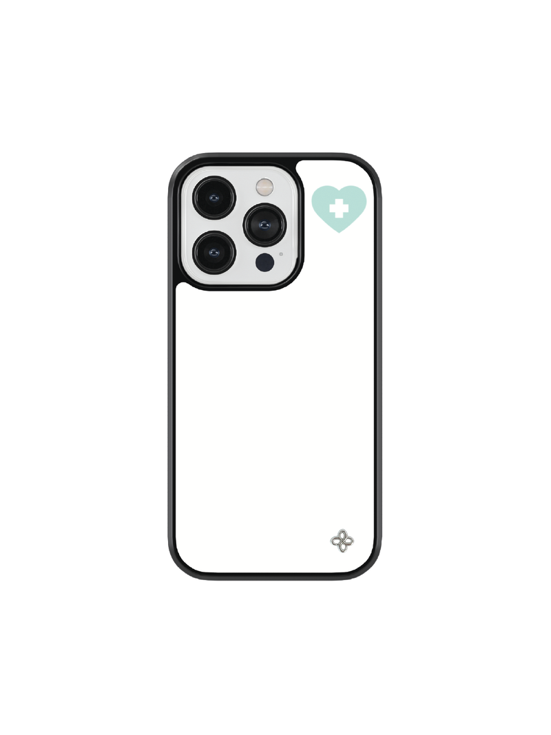 [Glass] Cross Heart Case (Mag safe)