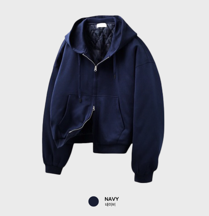 【Setup】 Aiden Winter Quilted Sweatshirt Padded Setup