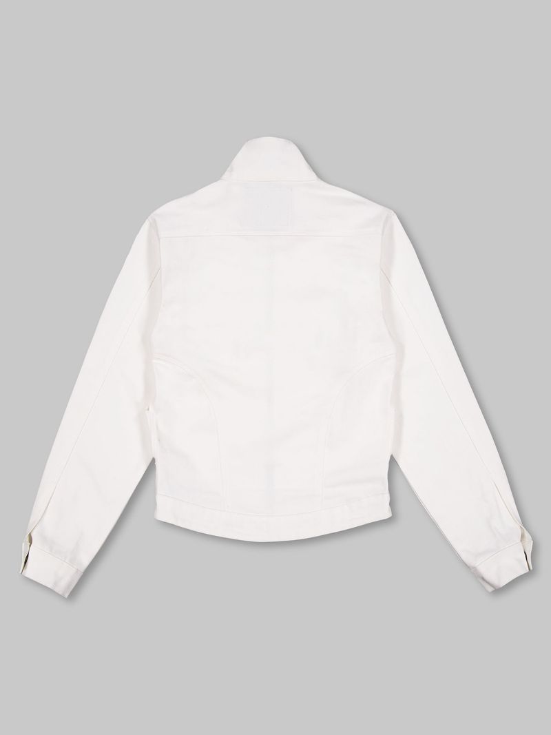 Circle Denim Jacket (White)