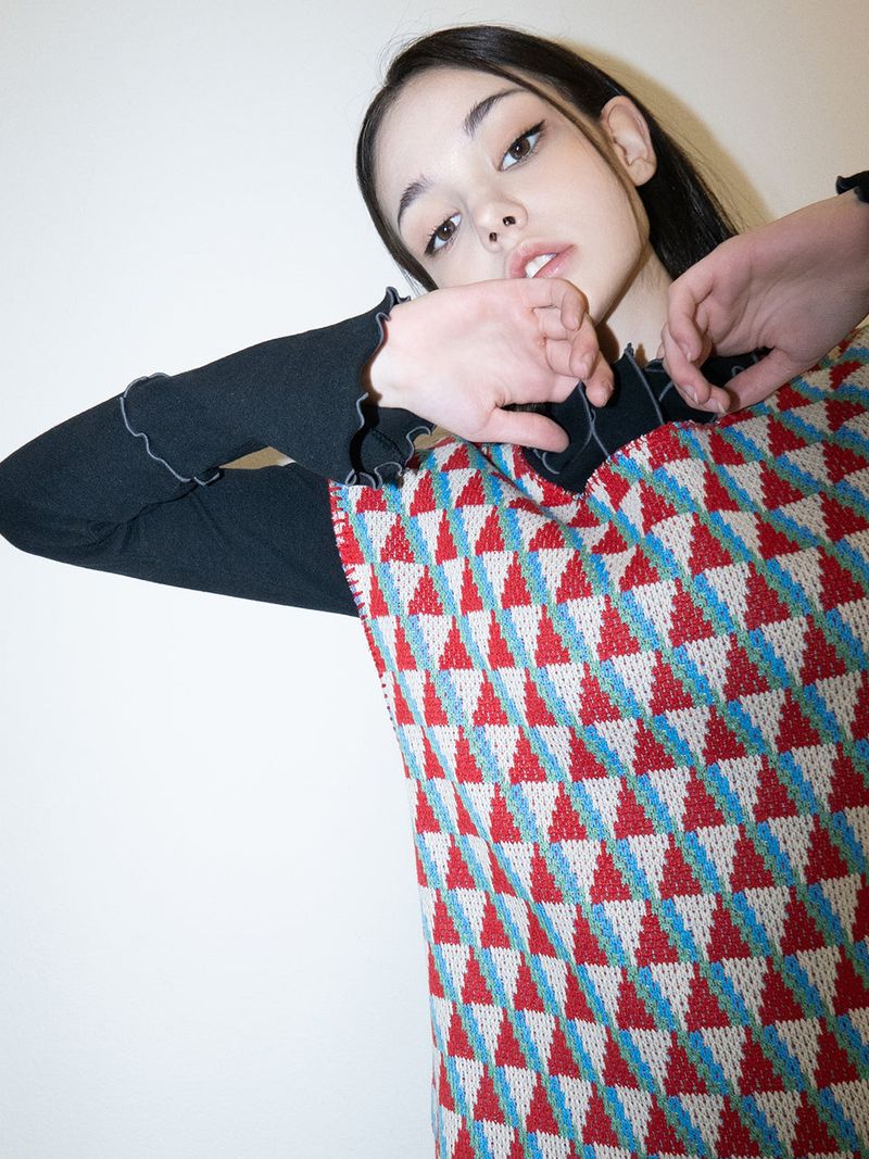 Suid Knit Vest (RED)