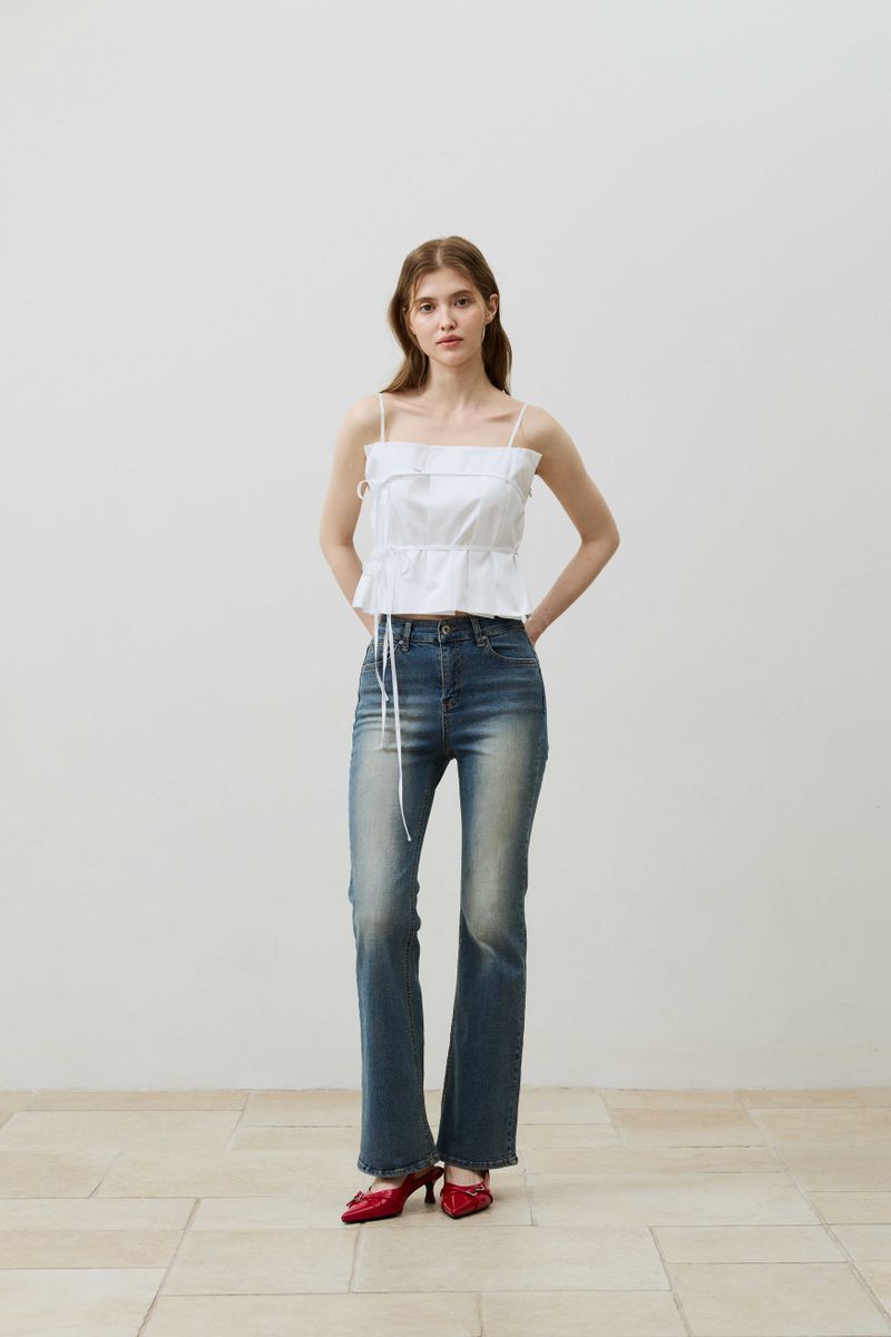 ROEL BOOTCUT DENIM PANTS / BLUE