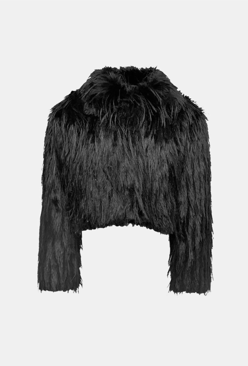 Snow Fluffy Faux Fur Jacket
