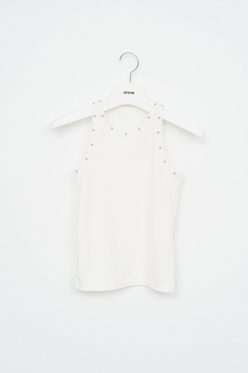 (W) Ben Stud Sleeveless (3color)