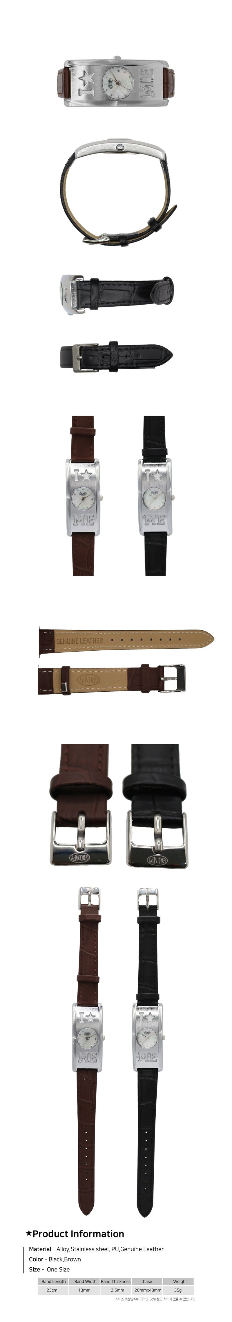 Star Me Leather Watch