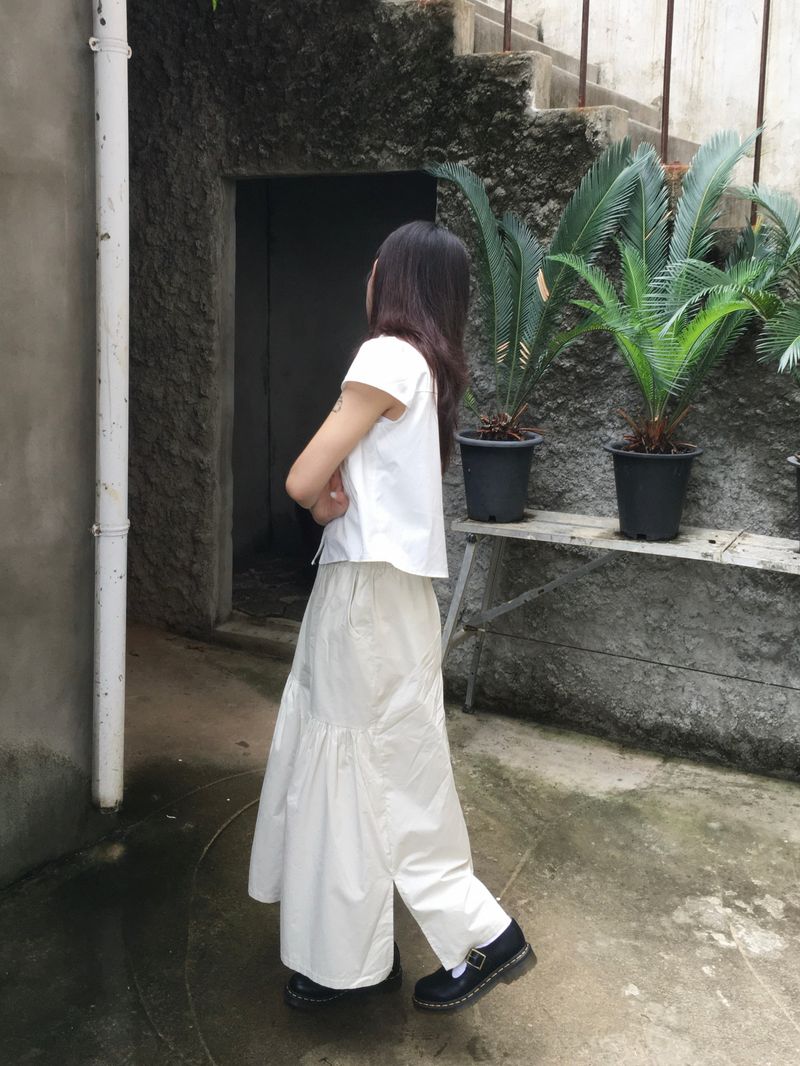 Moment button collar blouse (2c)