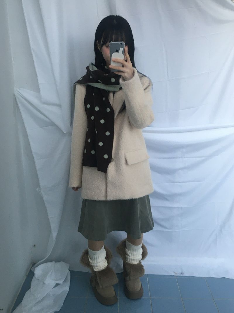 Suede Rabbit Fur Boots