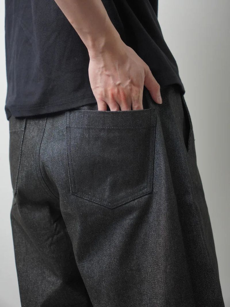 PT8 Pleated Denim Shorts