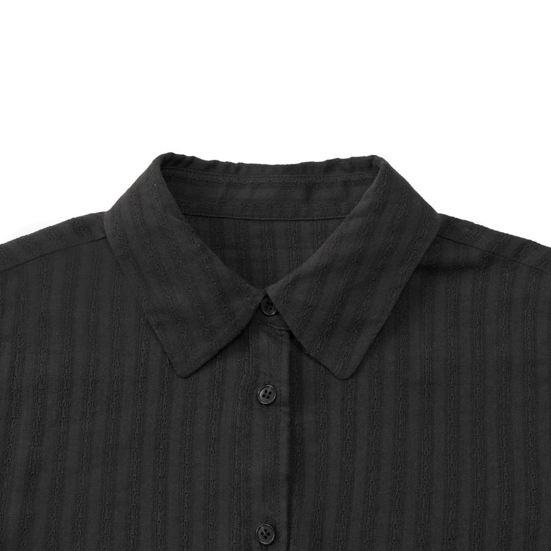 REGULAR FIT BELT SHIRTS (BLACK)