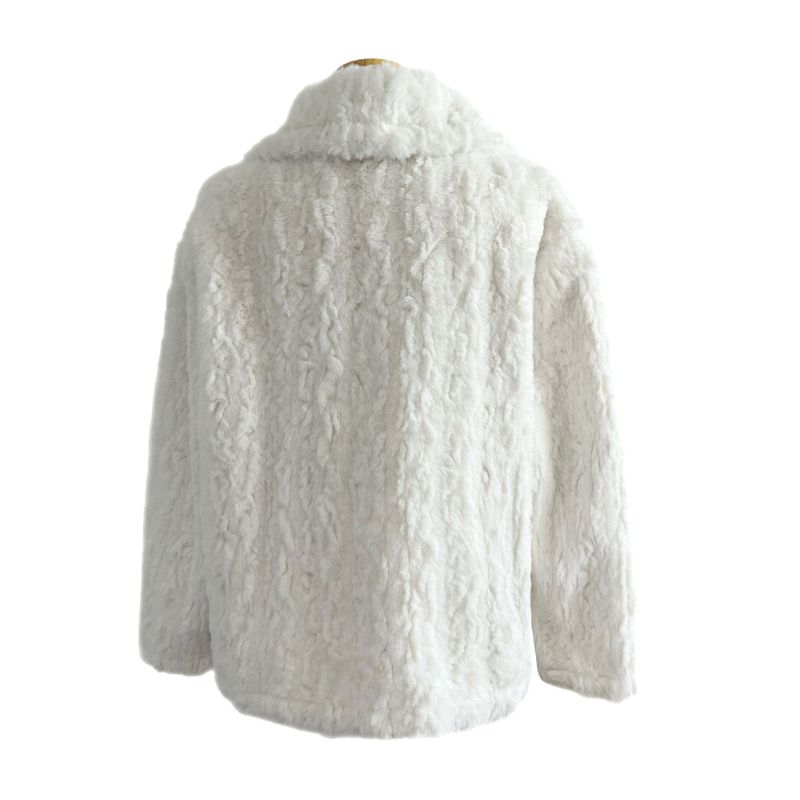 Coco Duffle High-Neck Short Fur Jacket