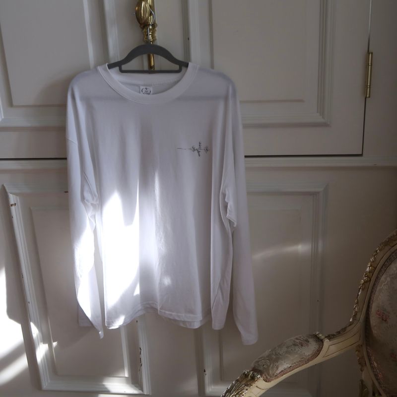 Garden long sleeve T (white)