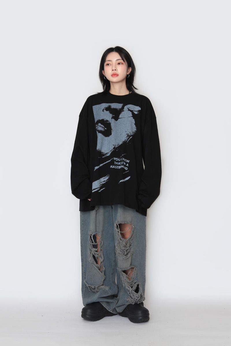 Dirty Vintage Balloon Denim Pants
