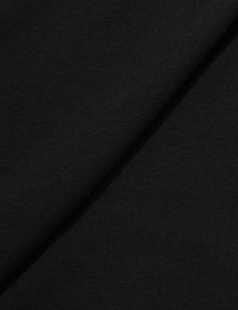 BUTTON CONTRAST OFF-SHOULDER(BLACK)