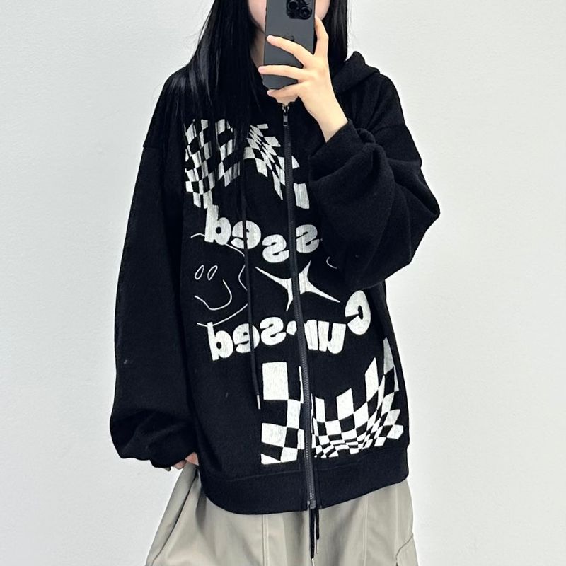PEARCLAN（ペアクラン）の「flag knitwear zip-up（Tops）」