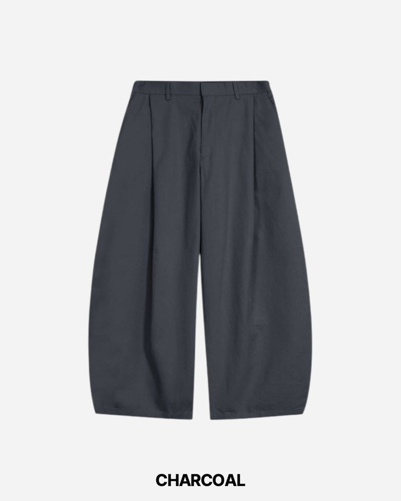 Seville Curved Cotton Pants