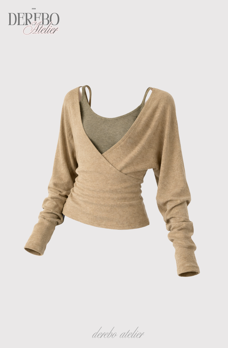 Renea Pink Layered Two-Piece Knitwear