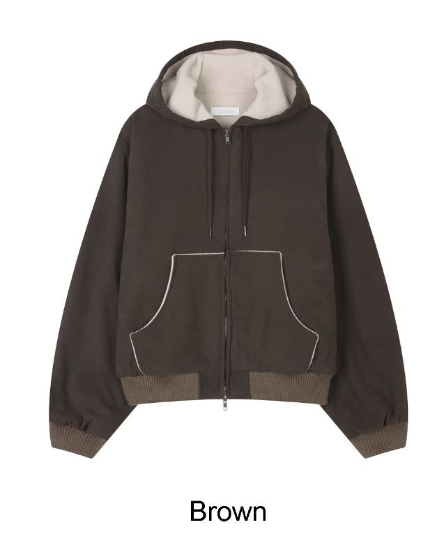 Demes inner fleece hooded jumper