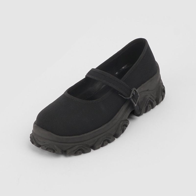 Rough Maryjane Loafer (2colors)