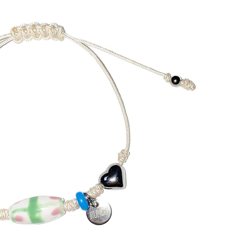 white gemstone bracelet 