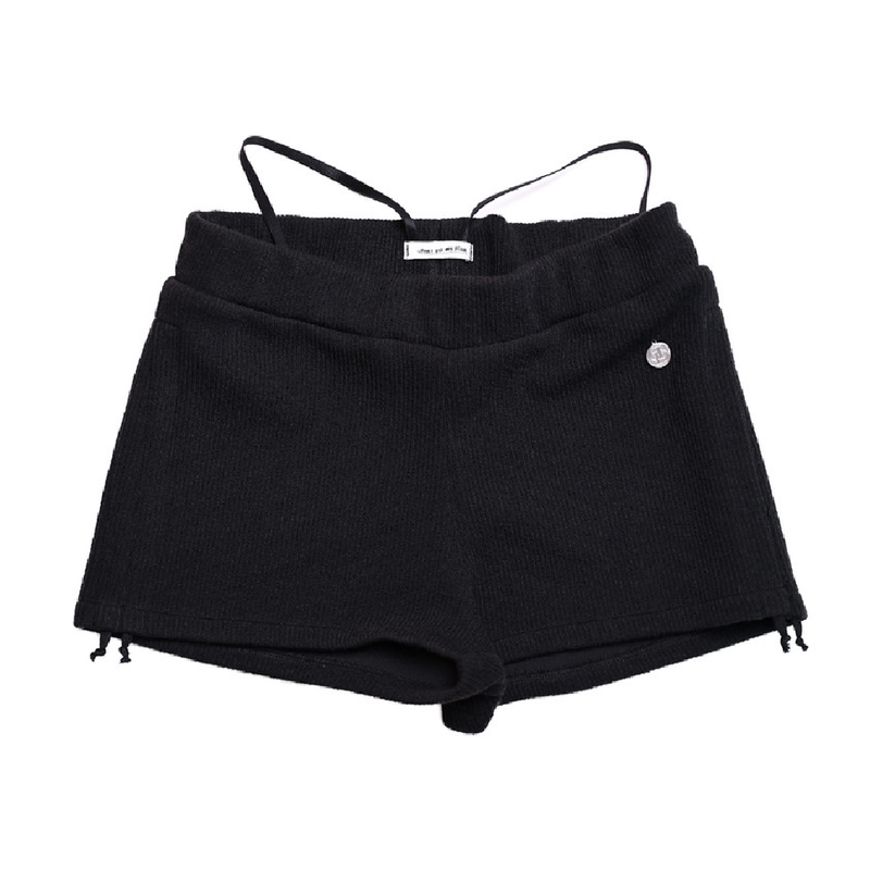 Don't Ask My Plan (DAMP)(ドントアスクマイプラン)の「SWAN LAKE SHRRING STRING MICROSHORTS BLACK(Pants)」