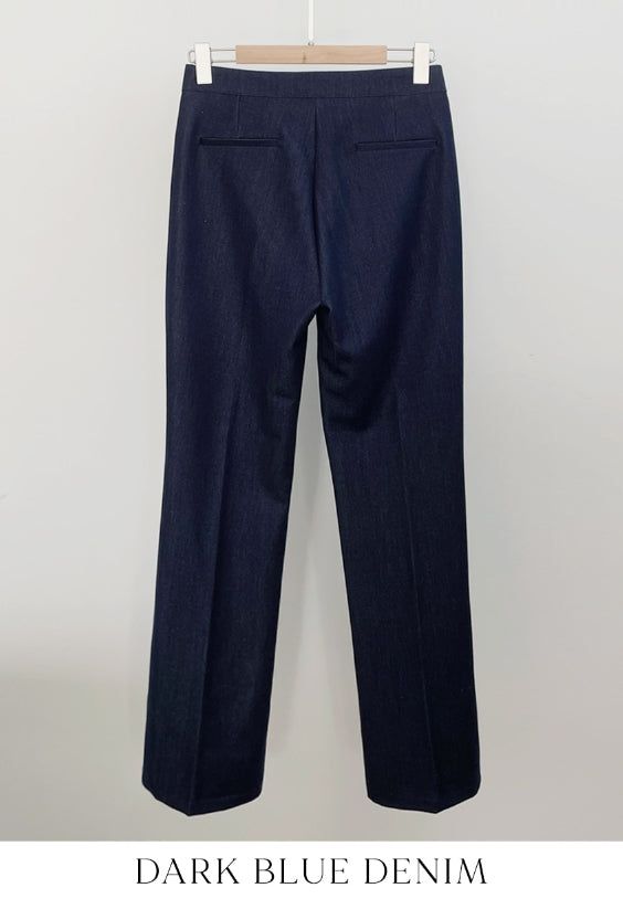 Kane Semi Bootcut Denim Slacks