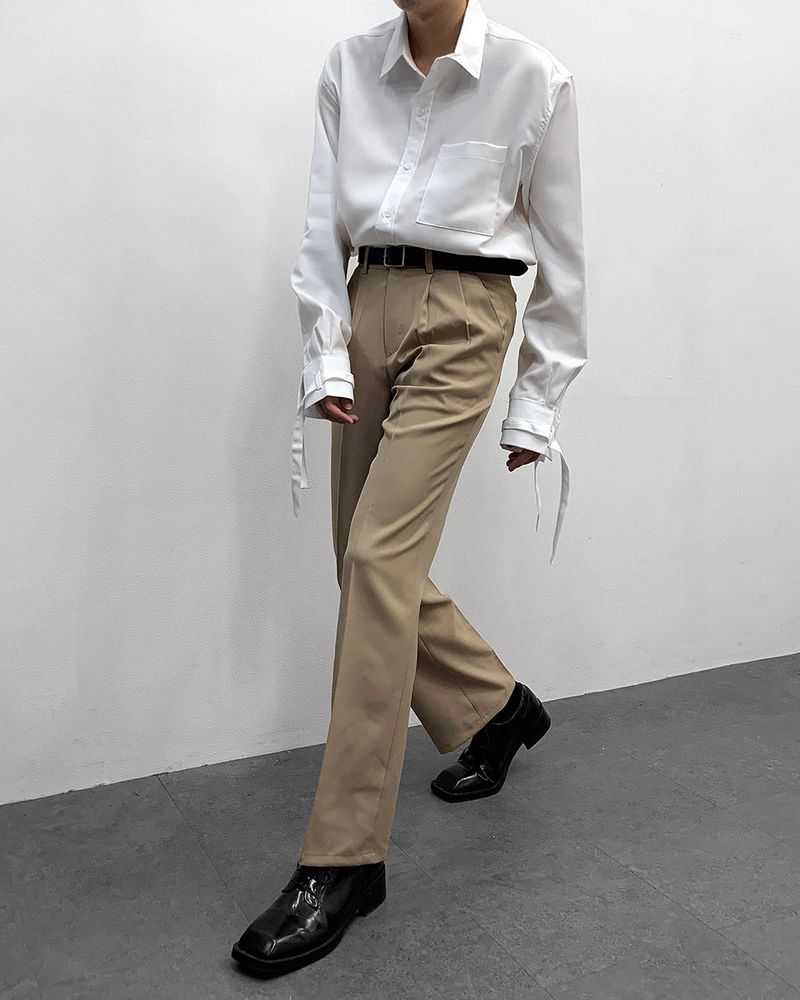 OA Deutsche Two Tuck Wide Slacks (3 colors)