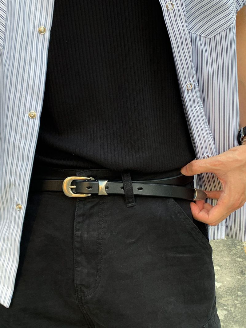 WHAT A LOOK（ワット ア ルック）の「Laurant Our Legacy Leather Belt （Accessories）」