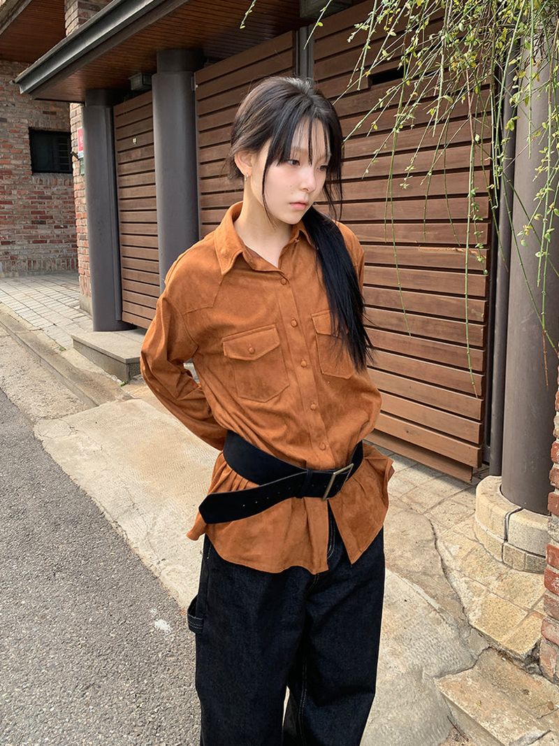 WESTERN SUEDE SHIRT (3C)