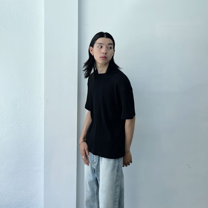 Wide Rib Crew Tee