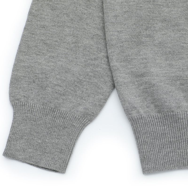 SOFT CREW NECK KNIT GRAY